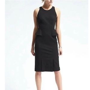 Banana Republic black sheath dress
